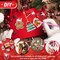 12-Piece Christmas Diamond Painting Keychain Kit – 5D DIY Hanging Ornaments for Kids & Family Holiday Crafts and Decor
